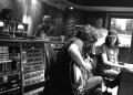 Eddie, Neil and Ben Knapp wacthing as Jol knocks out the guitar solo on Storm